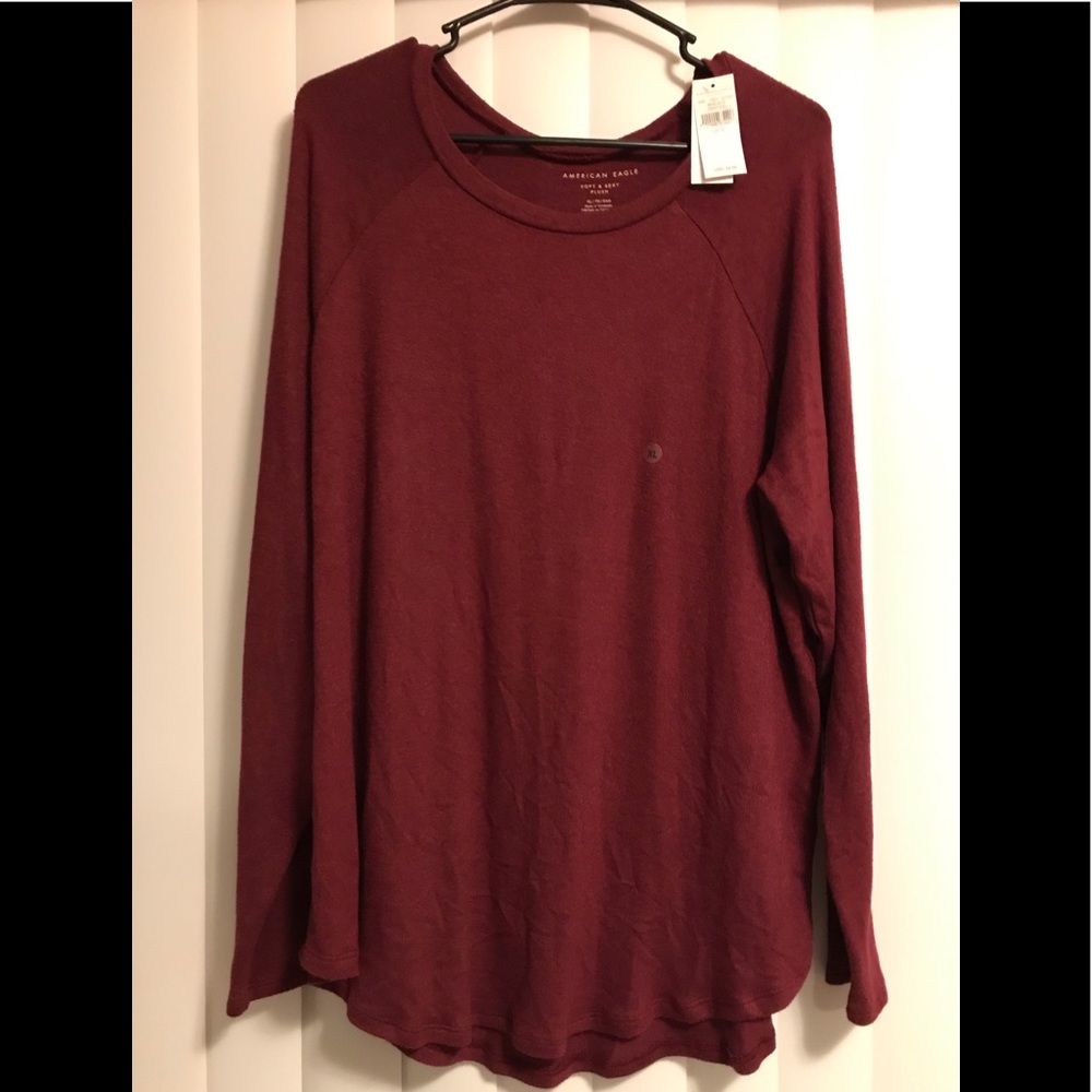 Brand new with tags, long sleeve plush shirt.